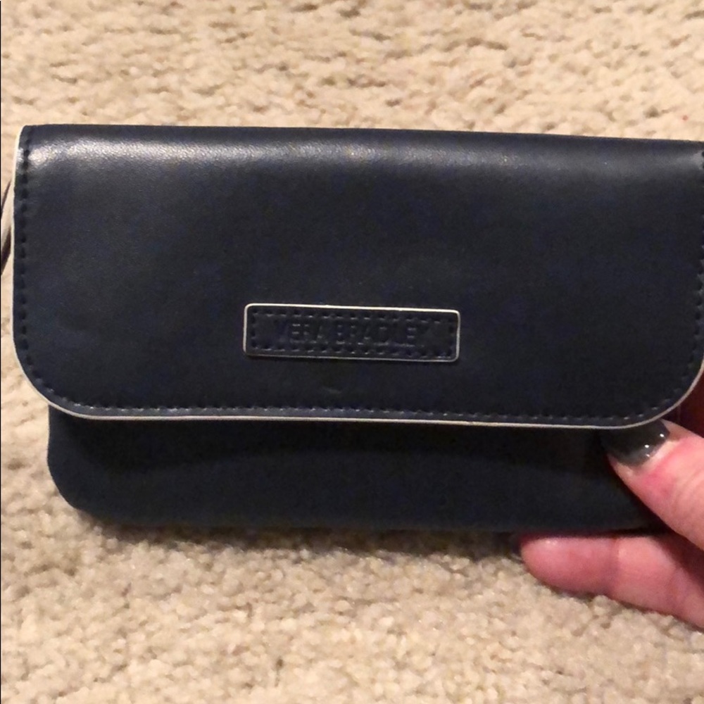 Navy blue Vera Bradley pouch
